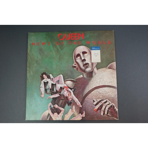 1272 - Vinyl - Four Queen LPs to include The Works x 2, Sheer Heart Attack and News of the World, sleeves a... 