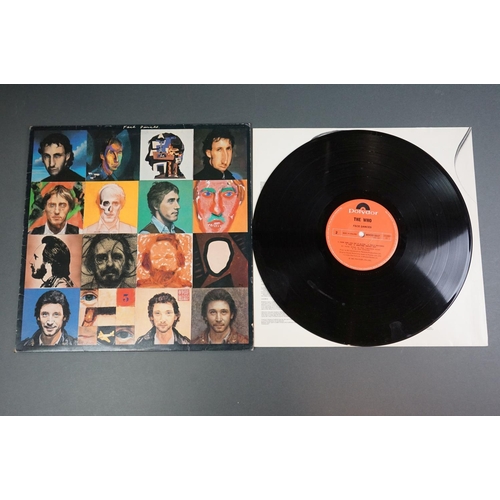 1278 - Vinyl - Four The Who LPs to include Face Dances (WHOD5037) showing serious blemishes to both sides o... 