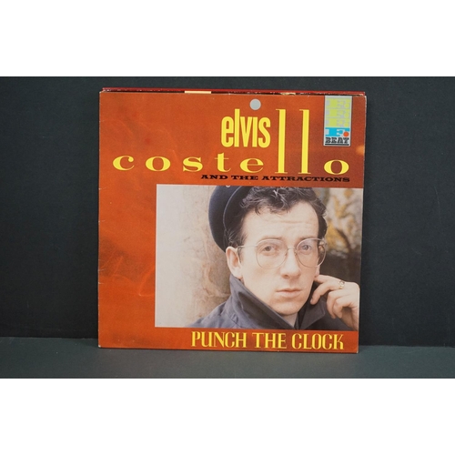 1282 - Vinyl - 13 Elvis Costello LPs to include and instore album white label sampler.  LPs include Girls G... 