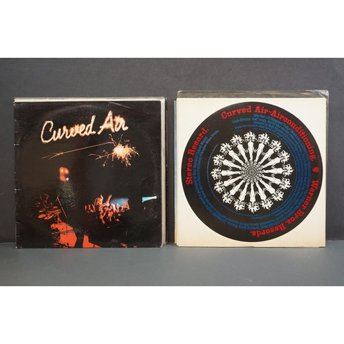 1285 - Vinyl - 10 Curved Air LPs to include Air Conditioning WSX3012 picture disc, no booklet, Second Album... 