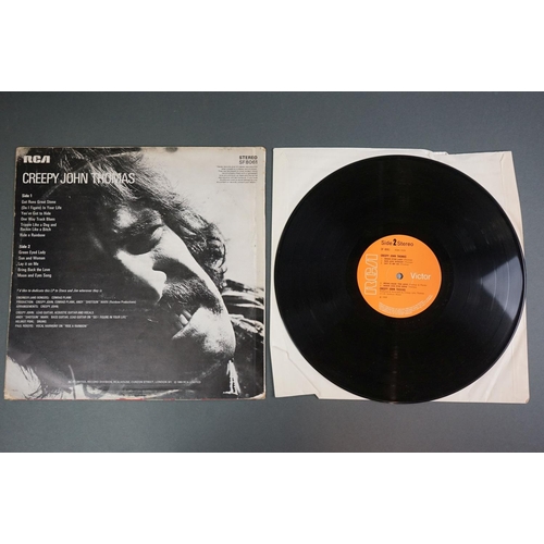 1298 - Vinyl - Creepy John Thomas self titled SF8061 orange RCA label, sleeve vg- showing wear to corners a... 