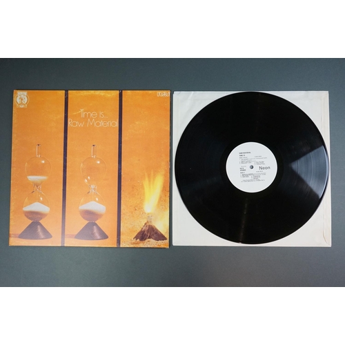 1312 - Vinyl - Two unofficial Raw Materials release LPs to include Time Is (NE8) and self titled (Z1006), s... 