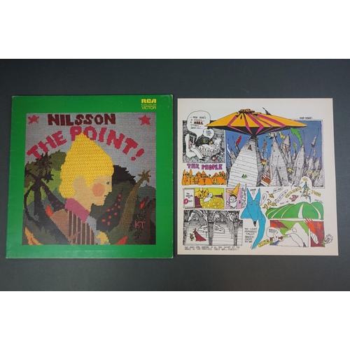 1314 - Vinyl -  Five Nilsson LPs to include The Point, Nilsson Schmillsson, A Little Touch of Schmilsson in... 