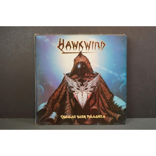 1338 - Vinyl - 10 Hawkwind LPs to include Live at the Bottom Line, New York 1978, Sonic Attack, Friends & R... 