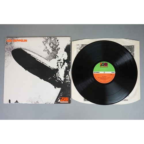 132 - Vinyl - Led Zeppelin 3 LP's to include One (K40031) green & orange Atlantic label, sleeve & vinyl VG... 