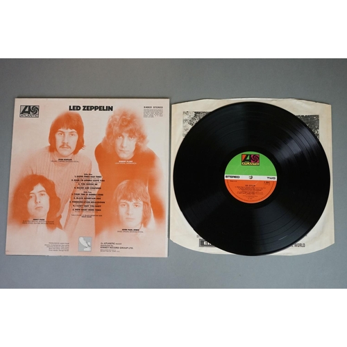 132 - Vinyl - Led Zeppelin 3 LP's to include One (K40031) green & orange Atlantic label, sleeve & vinyl VG... 