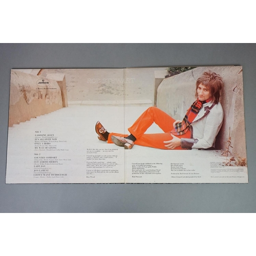 134 - Vinyl - Rod Stewart 4 LP's to include An Old Raincoat Won't Ever Let You Down (Vertigo VO4) gatefold... 