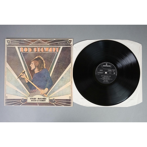 134 - Vinyl - Rod Stewart 4 LP's to include An Old Raincoat Won't Ever Let You Down (Vertigo VO4) gatefold... 