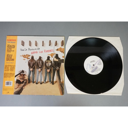 176 - Vinyl - Ramones Adios Amigos! LP on Chrysalis 724383413614, sleeve vg+, vinyl ex with vendor initial... 