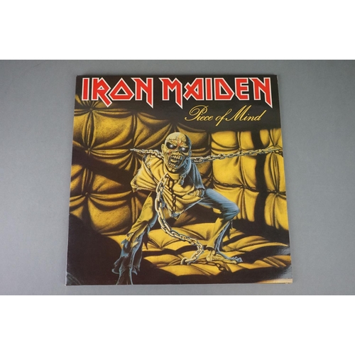 1171 - Vinyl - Three Iron maiden vinyl LP's to include Live After Death (EMI RIP 1), The Number Of The Beas... 