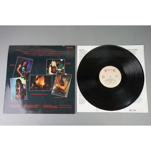 1173 - Vinyl - Thrash - Two Slayer LP's to include Hell Awaits (Roadrunner RR 9795) sleeve VG+ but has sign... 