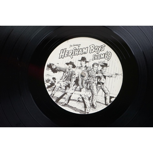 1176 - Vinyl - Two Sham 69 Vinyl LP's to include The Adventures Of Hersham Boys (Polydor Deluxe POLD 5025),... 