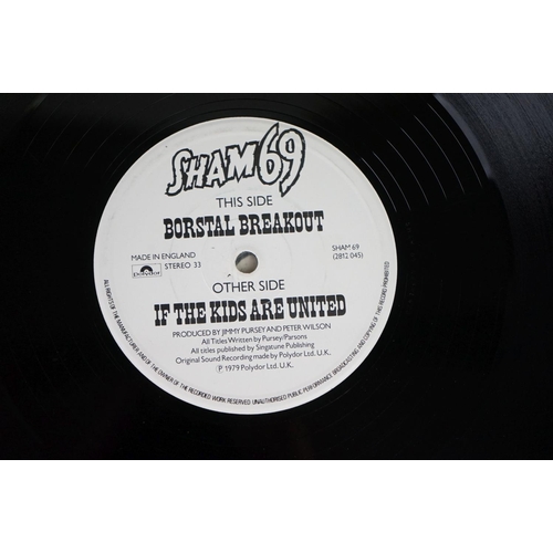 1176 - Vinyl - Two Sham 69 Vinyl LP's to include The Adventures Of Hersham Boys (Polydor Deluxe POLD 5025),... 