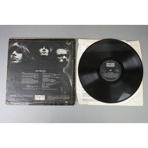 1177 - Vinyl - Two Soft Machine vinyl LP's to include Softs (EMI Records SHSP 4056), Volume Two (Probe Reco... 