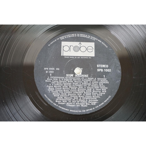 1177 - Vinyl - Two Soft Machine vinyl LP's to include Softs (EMI Records SHSP 4056), Volume Two (Probe Reco... 