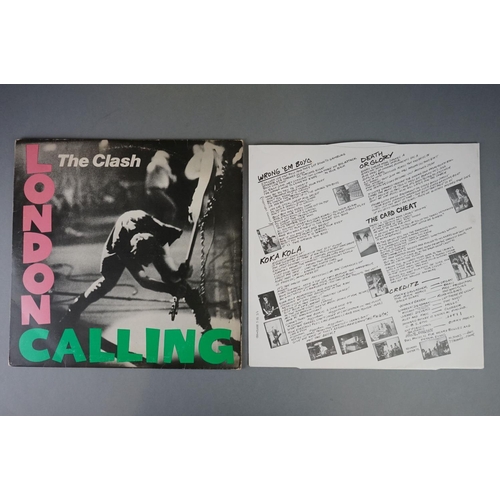 1178 - Vinyl - Five The Clash vinyl LP's to include London Calling (CBS Records CBS CLASH 3), Give 'Em Enou... 