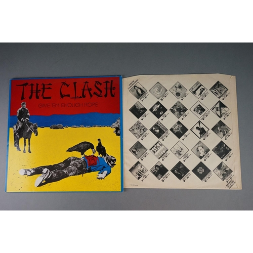 1178 - Vinyl - Five The Clash vinyl LP's to include London Calling (CBS Records CBS CLASH 3), Give 'Em Enou... 