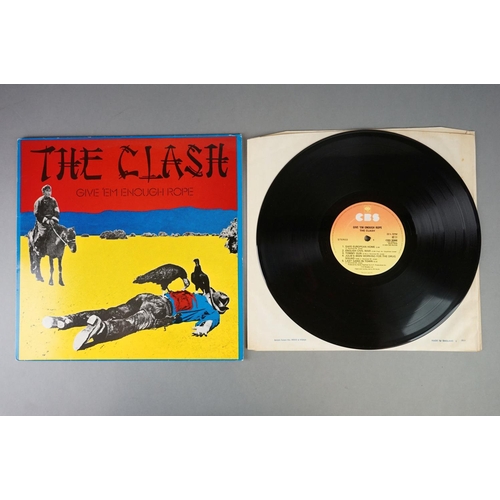 1178 - Vinyl - Five The Clash vinyl LP's to include London Calling (CBS Records CBS CLASH 3), Give 'Em Enou... 