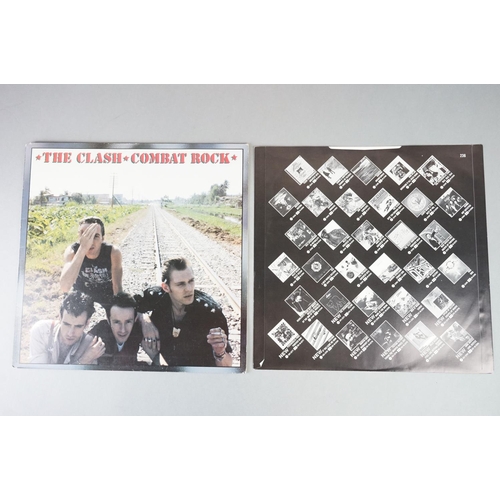 1178 - Vinyl - Five The Clash vinyl LP's to include London Calling (CBS Records CBS CLASH 3), Give 'Em Enou... 