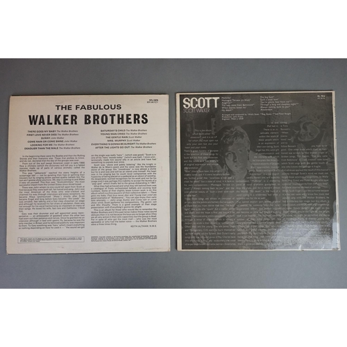 1183 - Vinyl - Five Walker Brothers vinyl LP's to include Scott (Phillips Records BL 7816), The Fabulous Wa... 