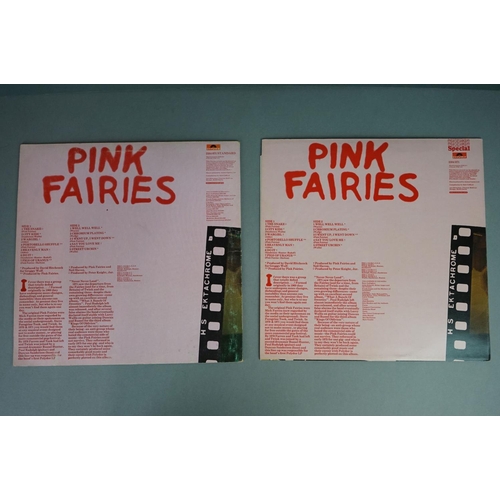 1184 - Vinyl - Five The Pink Fairies vinyl LP's to include Kill 'Em And Eat 'Em (Demon Records FIEND 105), ... 