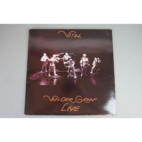 1185 - Vinyl - Six Van Der Graaf vinyl LP's to include Vital (Charisma Records CVLD 101), Still Life (Chari... 