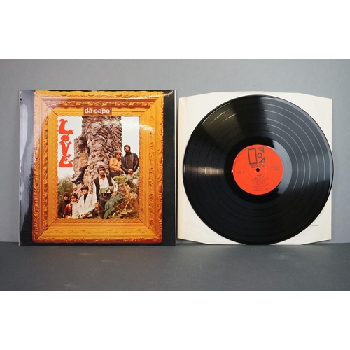 1251 - Vinyl - Love Da Capo EKS7005 orange / black label with 'Mad in Gt Britain. Polydor Records Limited t... 