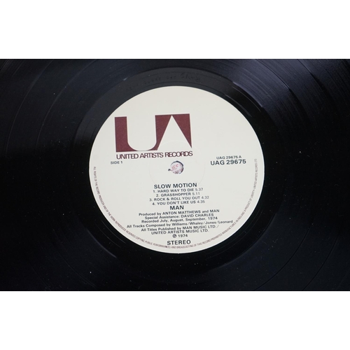 126 - Vinyl - Man 2 LP's to include Slow Motion (UAG 29675) and Do You Like It Here (UAG 29236).  Sleeves ... 