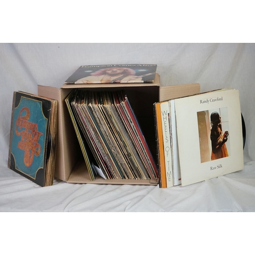 157 - Vinyl - Rock & Pop collection of over 50 LP's featuring Randy Crawford, Stevie Wonder, The Weather R... 