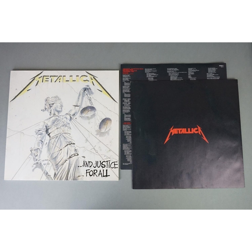 163 - Vinyl - Metallica collection of 2 LP's, 4 12