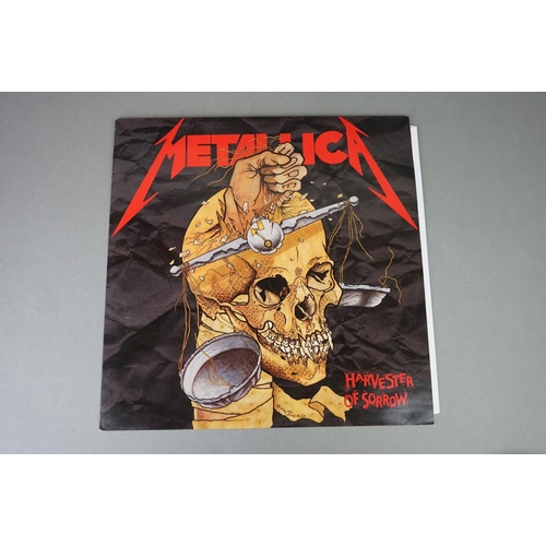 163 - Vinyl - Metallica collection of 2 LP's, 4 12