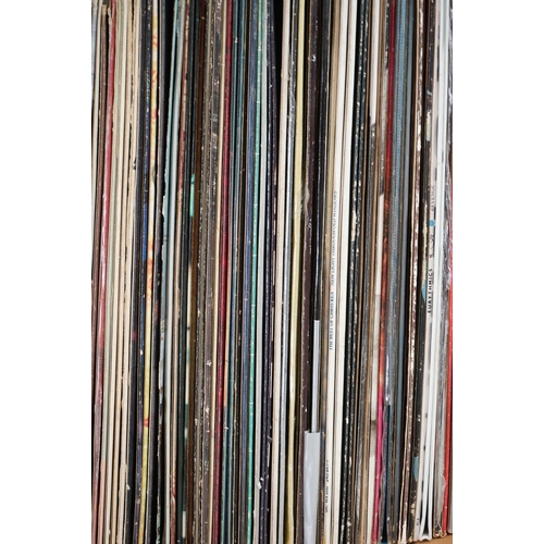 190 - Vinyl - Approx 100 vinyl LP's mainly rock and pop to include The Stranglers, Santana, The Jam, Lynyr... 