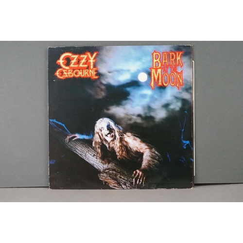 385 - Vinyl - Six Ozzy Osbourne vinyl LP's to include The Ultimate Sin (Epic Records 26404), Live E.P. (Je... 