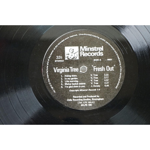 390 - Vinyl - Virginia Tree Fresh Out (Minstrel 0001) Stereo.  Rarely seen original on Minstrel Records.  ... 