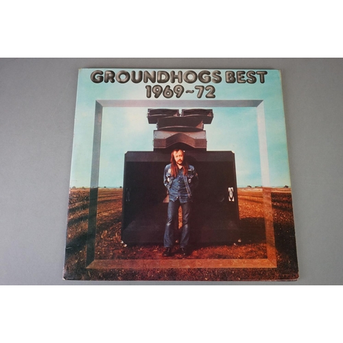 392 - Vinyl - Groundhogs 6 LP's to include Solid (WMA 004), Crosscut Saw (UA LA 603-G), Who Will Save The ... 