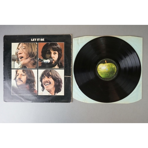 405 - Vinyl - The Beatles & John Lennon 3 LP's to include Let It Be (PCS 7096) Stereo, incorrect inner, te... 