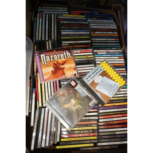 211 - CD's - Approx 300 CD albums, spanning the decades and the genres to include Oasis, Green Day, Santan... 