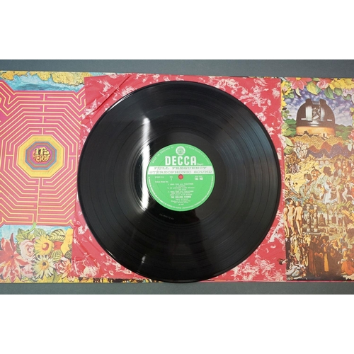 285 - Vinyl - The Rolling Stones Their Satanic Majesties Request TXS103, Decca unboxed green stereo label,... 