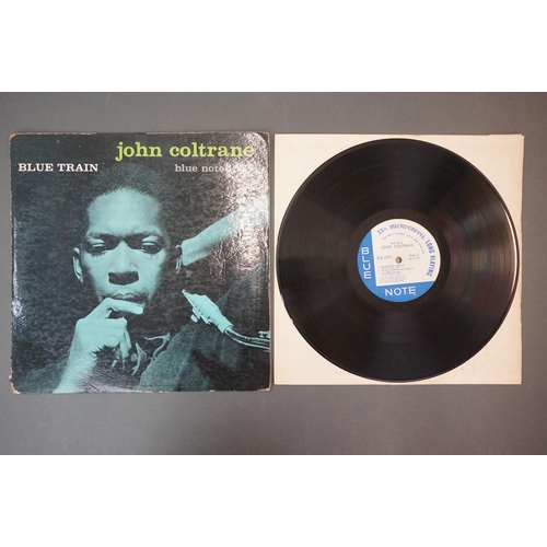 287 - Vinyl - John Coltrane Blue Train (Blue Note BLP 1577) heavy card sleeve with 43 West 61st St address... 