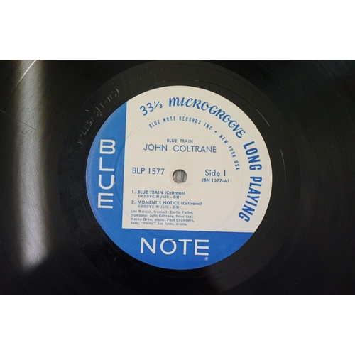 287 - Vinyl - John Coltrane Blue Train (Blue Note BLP 1577) heavy card sleeve with 43 West 61st St address... 