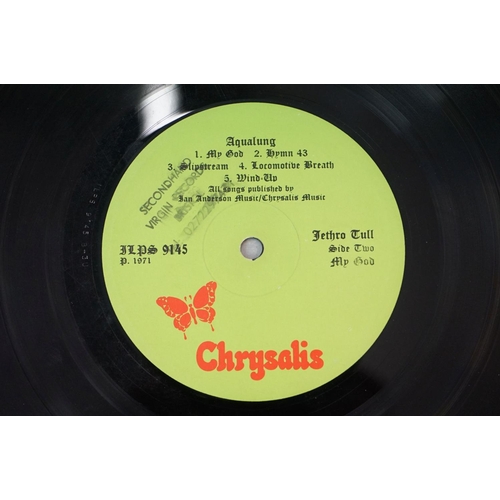 290 - Vinyl - Jethro Tull Aqualung (ILPS 9145) green Chrysalis label, Matrices A/1U and B/3U, no Island 'i... 