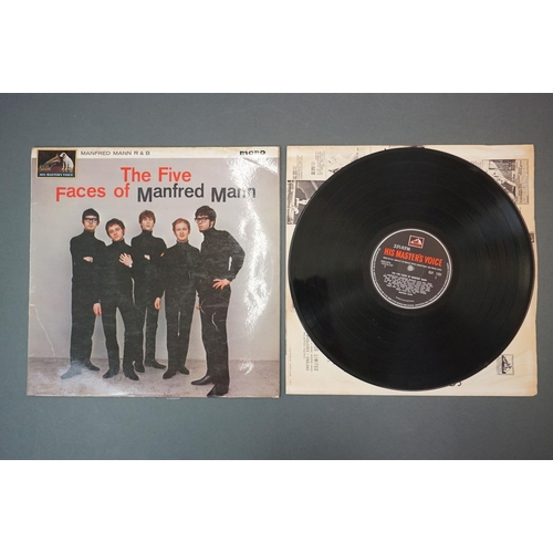 295 - Vinyl - Manfred Mann The Five Faces of Manfred Mann LP, original HMV advertising inner, sleeve and v... 