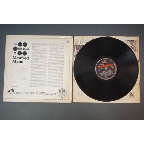 295 - Vinyl - Manfred Mann The Five Faces of Manfred Mann LP, original HMV advertising inner, sleeve and v... 