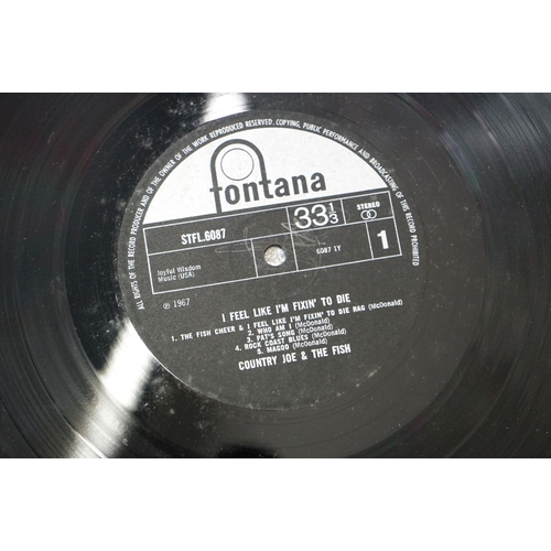 301 - Vinyl - Country Joe and The Fish, I Feel Like I'm Fixin' To Die, Fontana STFL 6087, flip back sleeve... 