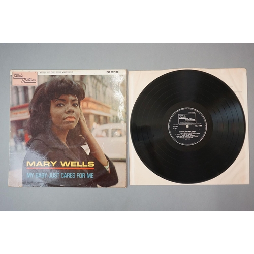 306 - Vinyl - Mary Wells, My Baby Just Cares For Me (TML 11006) flip back sleeve, initials JB to rear of s... 