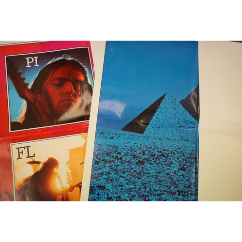 326 - Vinyl - Three Pink Floyd LPs to include Wish You Were Here (SHVL814) with postcard, Dark Side of the... 