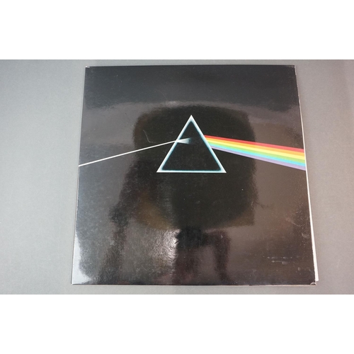 326 - Vinyl - Three Pink Floyd LPs to include Wish You Were Here (SHVL814) with postcard, Dark Side of the... 