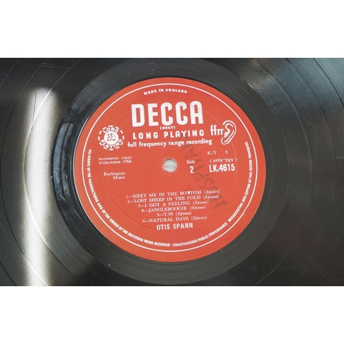 328 - Vinyl - Otis Spann The Blues Of Otis Spann (Decca LK 4615) sleeve has a number of tape repairs with ... 