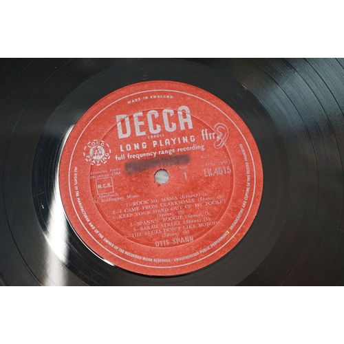 328 - Vinyl - Otis Spann The Blues Of Otis Spann (Decca LK 4615) sleeve has a number of tape repairs with ... 