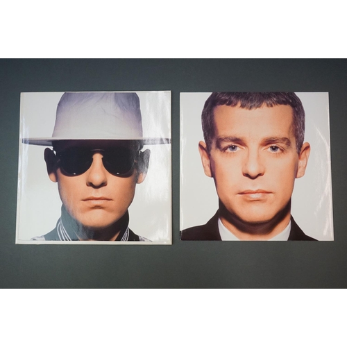 329 - Vinyl - Pet Shop Boys Discography Double Album on Parlophone PMTV3 in sleeves ex, vinyl vg+